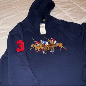 Polo Ralph Lauren triple pony hoodie large